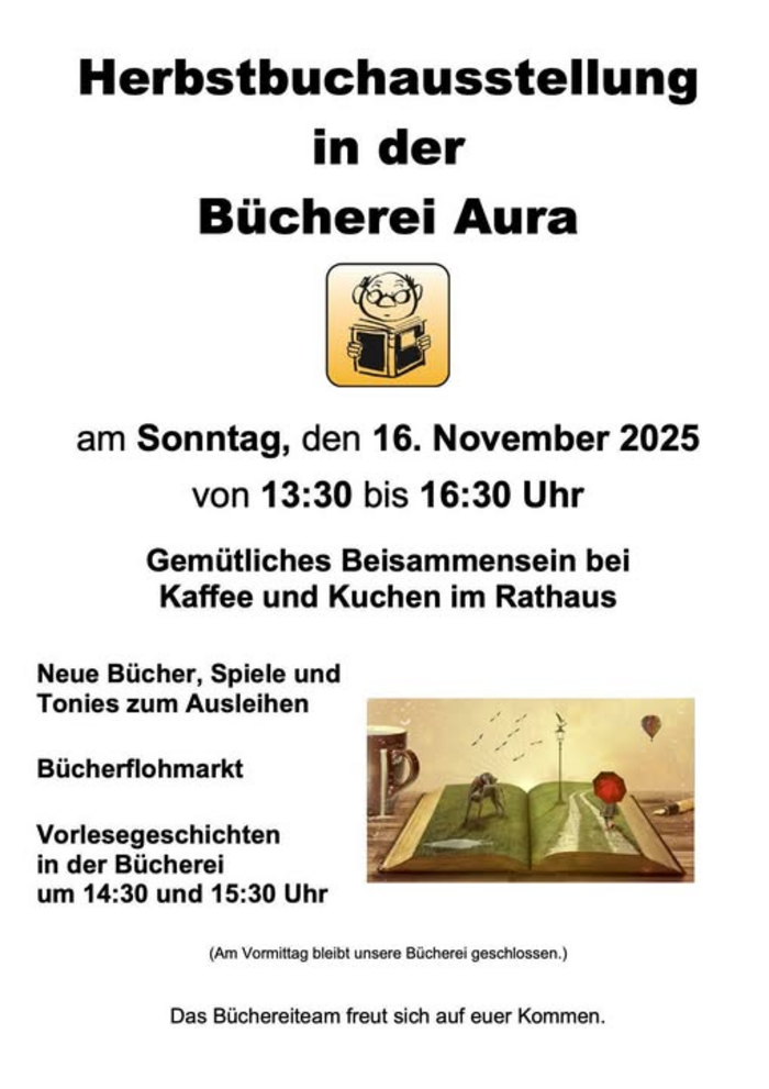 Herbstbuchausstellung Aura